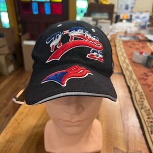 Unk Black and Red Embroidered Puerto Rico Cap